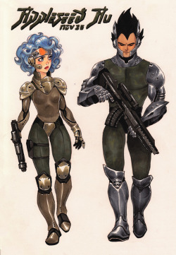 ladyvegeets: rutbisbe:  28th. of NovAUmberAppleseed AU “They both came from the waste. They hadn’t met there, he was the most wanted assassin in the planet, his base at the other side of the waste. Contrarily, she had used her genius to try and improve