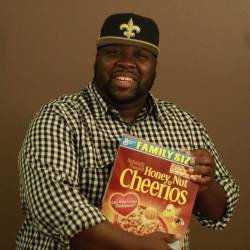 bidoof:  mooserattler:  jjflow:  freshrosemary:  allthelittlebeagles:  moonblossom:  mooserattler:  Reblog this picture of me holding a Family Size box of Honey Nut Cheerios? I’d really appreciate it.  How can I say no to such a great photo and such