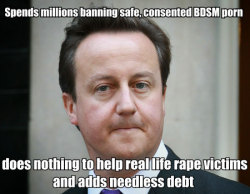 sluts-love-slaps:  shaping-perfection:  Scumbag Cameron - Imgur I made this. Can people please boost it so it can be heard? People need to know that the money used to enforce this law should have been put into helping REAL LIFE victims and positive sex