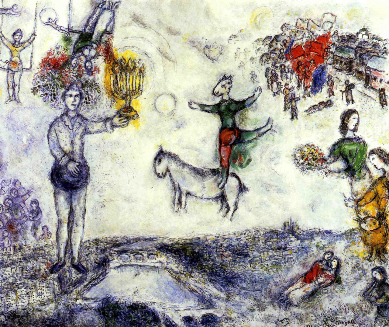 Marc Chagall Paris Landscape