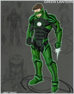 kubasvoboda:  Green Lantern by MikeDimayuga  Lol what is at SWAT Green Lantern
