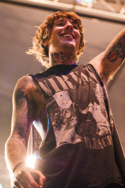 oliver-goddamn-sykes:  bandseverywhere:  Oliver Sykes photographed by Rebecca Reid         •