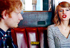  Ed Sheeran and Taylor Swift talking about what happened when Ed collaborated with Pharrell for “Sing”. 