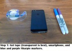 beben-eleben:  Amazing Hack: Turn Your SmartPhone Into A Blacklight 