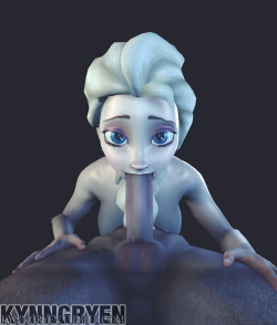 kynngryen:  Animation - Mixed (Elsa v1) -   I’m practicing a little.    - Image Gfycat  I accept suggestions 