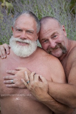 gordiethebull:  My parnter and I in Aug ‘15, by the wonderful photographer George Petropoulos