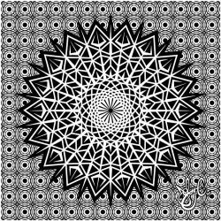 jobyc:  The first 2 Mandala Books are available! Lulu.com/spotlight/jabwai #Mandala 233 of my #365project #sacredgeometry #geometric #geometrychaos #mandalala #beautiful_mandalas #patterns #joby #jobyc #jobycummings #cattattoodotcom #geometrictattoos