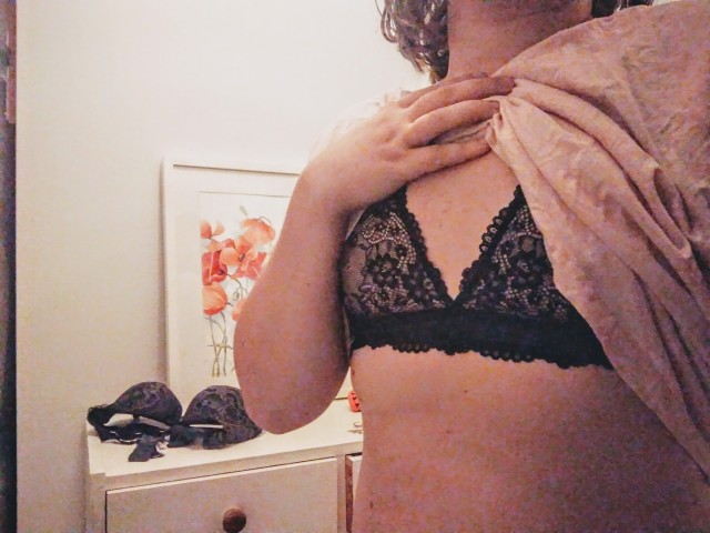 Tiny breasts and lace bralettes. 