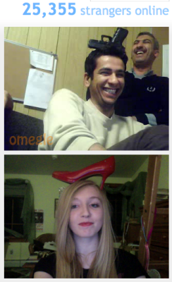 staticpoison:  thanl:  off-the-wall-geek:  So I went on Omegle today out of boredom and I meet up with three police officers from Iraq. We all became best friends and had a competition of “who can balance an object on their head the longest.” I chose