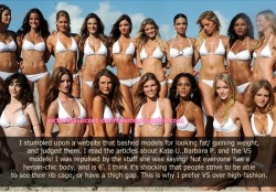victoriassecret-confessions:  OMG. VS Models fat? What the hell?