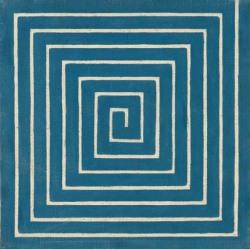 blastedheath:Frank Stella (American, b. 1936), Labyrinth, 1960. Oil on canvas, 12 1/8 x 12 1/8in. (31 x 31 cm.)