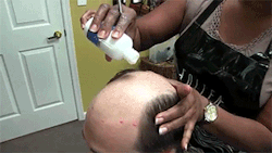 missesprettyp:  trphouztaylr:  lexistentialism:  dynastylnoire:  sizvideos:  Non-Surgical Hair Replacement (Toupee of Today)Video  And you see where he went to get it done  ^  ^^^  Was that elmers your she used? 