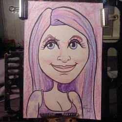 Caricature of my lady  #art #drawing #purple #cutie #artistsontumblr #artistsoninstagram #caricature #caricatures