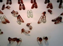 codomy:  Blood stained glass slippers 