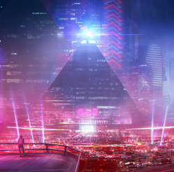 cybercircuitz:  cosmicwolfstorm:  Neos City by jordangrimmer  Follow for more corporate approved content. Remember, corporate “loves” you. 