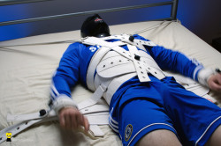 kidnappedandenslaved: strappedown:  I have these wonderful Segufix restraints, and I love them. It’s quick to apply, even on unwilling patients, have the flexibility of allowing a lot of mobility to no movement at all, and are comfortable to spend a