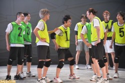 honyakukanomangen:  More photos of the Haikyuu!! stage play. (Part 3)Source: Famitsu &amp; Natalie [First 2 from the first link and last one from the second that I missed earlier] Someone wanted a source for the Suga-Asa-Noya one, so here you go. ^^ I