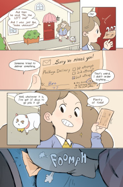 tzysk:  I forgot that I promised to post this~ My Bee and Puppycat short from Issue #4 Boom! Studios  the difference between me and bee is that i would call down and ask if i could pick it up the same day and they&rsquo;d be like no but i&rsquo;d be like