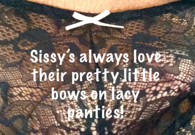 sohard69black:Sissy’s and their bows!