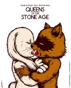 apemanvinyl:  With Queens of the Stone Age releasing a new thought i’d do a collection of my favourite Queen’s posters. http://www.apemanvinyl.com 