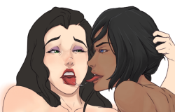 Almost done with the Korrasami piece. I&rsquo;ll try to finish it tomorrow in my Picarto Stream.  Thanks again to everyone supporting me on Patreon! You&rsquo;ll be able to see this as soon as its done, For everyone else it&rsquo;ll be available a bit