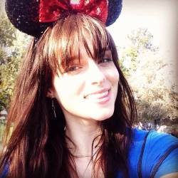 MyNameIsAlli rocking sequined minney mouse ears