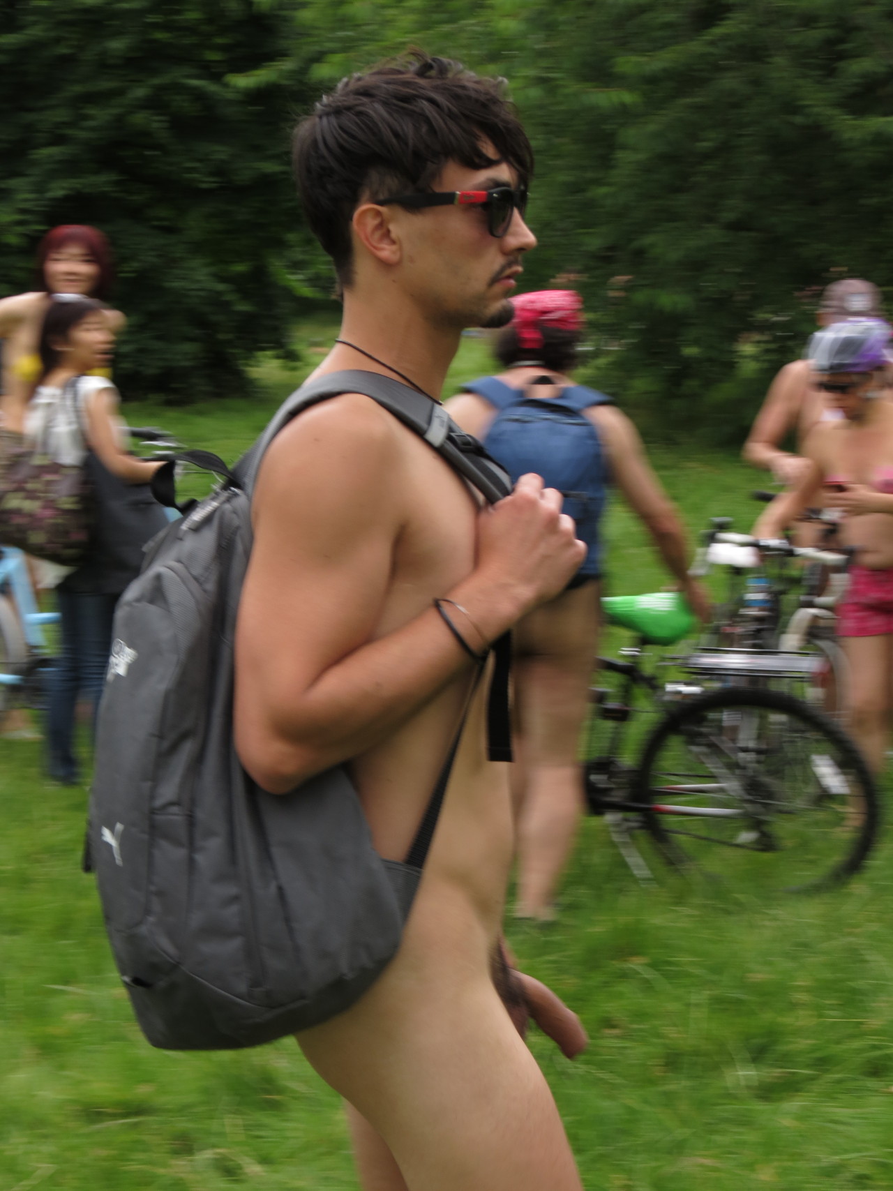London world naked bike ride erection
