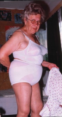 This hot granny looks great in lingerie. I will guarantee you that there is some young stud out there would would just LOVE to bed this woman!Find YOUR Senior Sex Partner HERE!