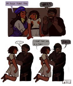 quibbs:  gabriel reyes babysitting the hell out of fareeha???? (part one??) 