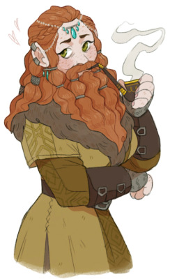 pinkmilkbutt:  a lady dwarf  (▰˘◡˘▰)  