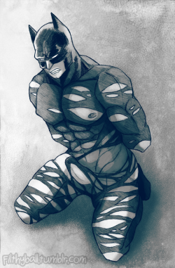 filthyball: filthyball:  I was drawing something else but then it turned into this. Batman’s outfit/armor or what ever getting shred is the shit for me ok! 👌 👀 I don’t draw Batman stuff nearly enough either. So I’m glad I at least sketched