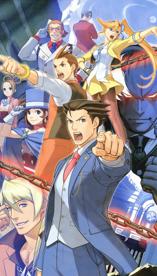 nanahoshis:  Ace Attorney Mobile Wallpapers* Click to see full size*  More Wallpapers  