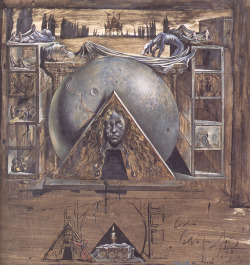 salvadordali-art:  Juliet’s Tomb (1942) Salvador Dali 