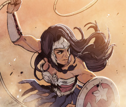 tysonhesse:  Wonder Woman warmup sketch 
