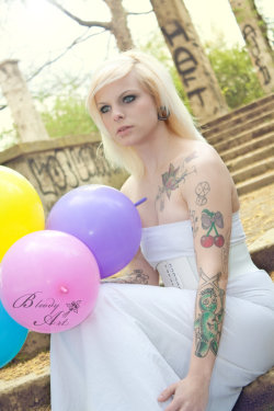 elbruztr:  tattooed bride by BloodyKissAtNight 
