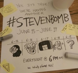 stevencrewniverse:  Hiatus ends June 15. More details coming soon!  #STEVENBOMB