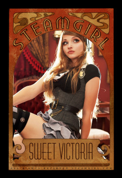 steamgirlofficial:  Today’s Saturday and you know what that means- an update on SteamGirl.com! This week’s photo set is entitled “Sweet Victoria” and features the return of the gorgeous Veron. She’s been turning heads on SteamGirl.com since