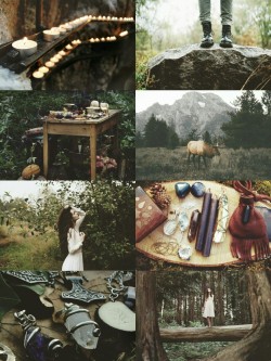 kinstethic:  Forest Witch aesthetic 