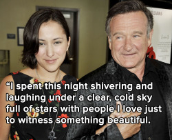 micdotcom:  Zelda Williams pens hopeful message about depression on InstagramZelda Williams, the daughter of late actor Robin Williams, has written a powerful message on Instagram discussing the grief of her father’s suicide in 2014 and how she coped