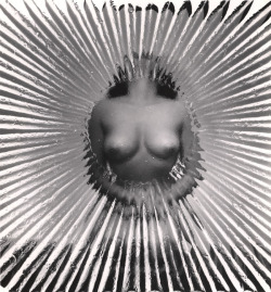 mpdrolet:  Female nude distortion, 1955Weegee