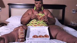 bk2015stuff: bricout13:  tokyorose-ssbbwmodel: Diamonds?? No, Donuts are a girls best friend lol Come watch me &amp; my best friends enjoy ourselves over at bbwroyalty.com/TokyoRose/videoclips.html Énorme piggy  Donuts ARE a girl’s best friend. 