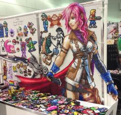 coxinyoface:  So there were a bunch of stalls with meltybead creations but this one was insane.  i want them all!!!