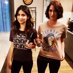 sanversource:   chy_leigh #tbt because I promised… @florianalima clearly got the cooler shirt AND she’s clearly cooler than me!!  