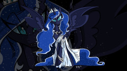 princessluna-the-lonebreaker:  Maiden Vampire Luna.  ★Artist: Assassin or Shadow  ● Source: http://assassin-or-shadow.deviantart.com/art/Prize-Speed-Draw-570976807 