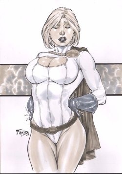 karasu87:  Power Girl by Fred Benes 