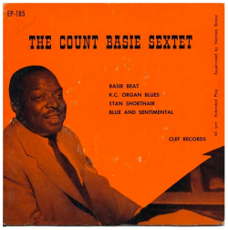 classicwaxxx:  The Count Basie Sextet “Basie Beat” EP - Clef Records, US (1954).