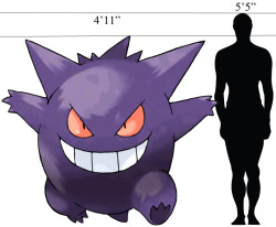 exzire:If you’ve ever wondered how big Gengars are, here is your answer. 