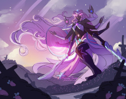 sorta-cute:  ctgraphy:  artofcarmen:Like a lot of people, I’m pretty sure the temple is a fusion of Rose, Garnet, Amethyst and Pearl. Just imagine seeing her on the battlefield though.Now THAT would be a giant woman. ♥  YES PLEASE I want this. Is