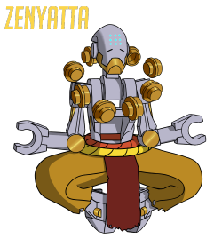 avastindy:  “Experience tranquility.”This is Zenyatta from Overwatch as a Lego Minifigure.Zenyatta © BlizzardAvastindy © 2016 