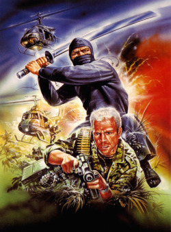 theactioneer:  Ninja: American Warrior VHS art (1987)